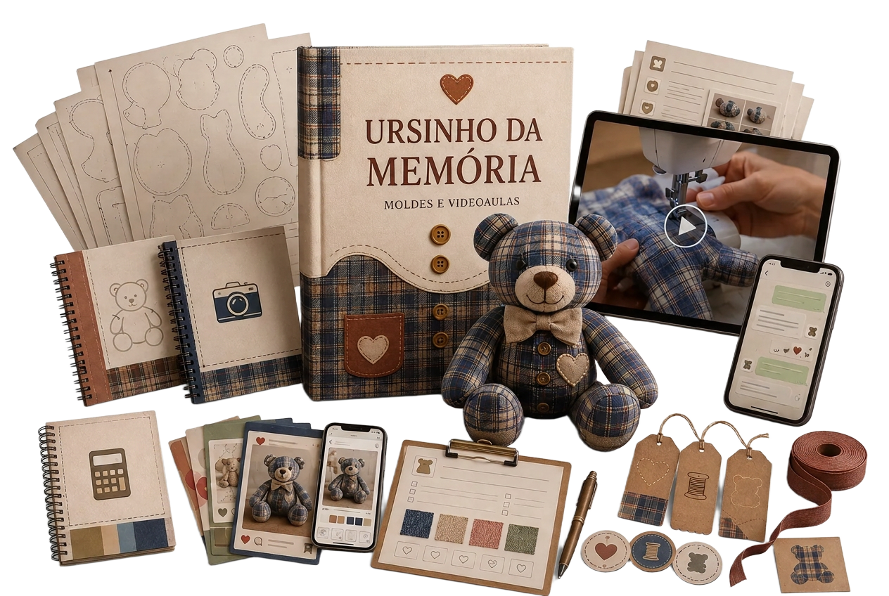 Tudo que você recebe no Plano Profissional de Ursinhos da Memória